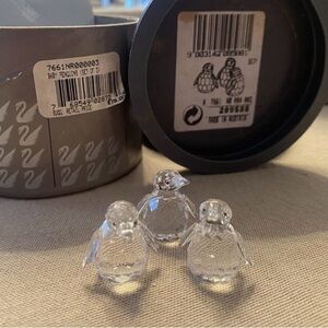 SWAROVSKI Crystal Penguin Figurines Set